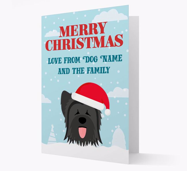 Love From the Family: Personalized {breedFullName} Christmas Card
